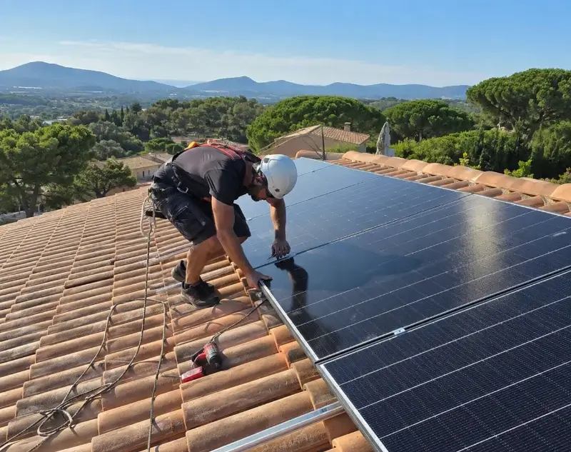 Installateur panneaux solaires Fontaine-de-Vaucluse — pose photovoltaïque sur toiture