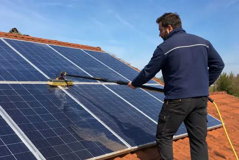 Nettoyage et entretien de panneaux solaires à Fontaine-de-Vaucluse