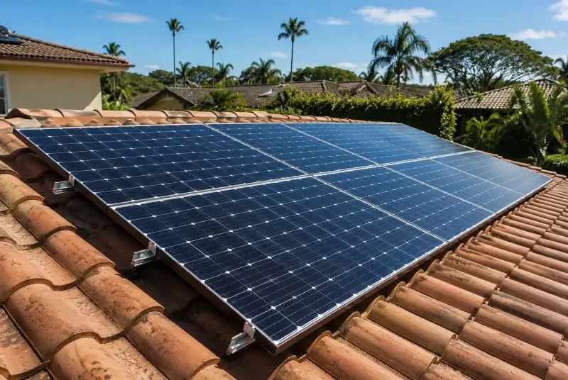 Installation de panneaux solaires à Fontaine-de-Vaucluse